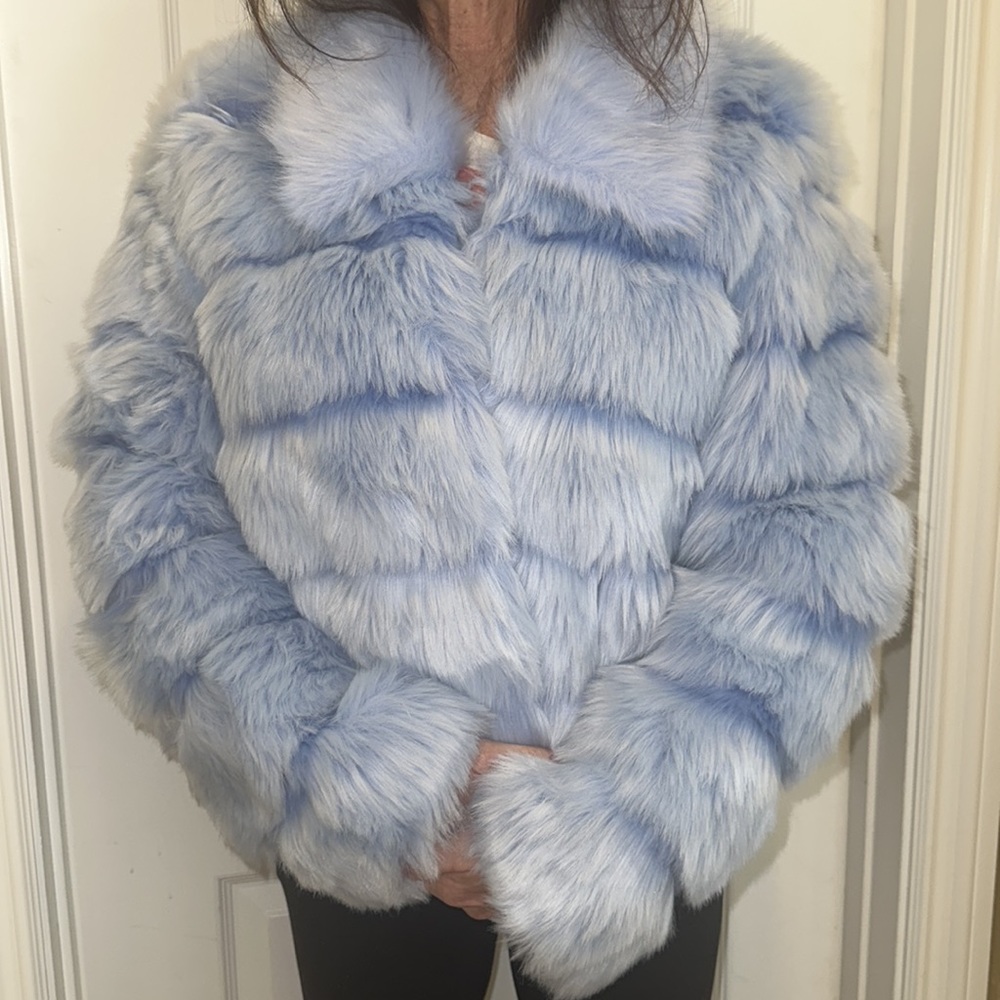 NWT Baby Blue Jacket Coat